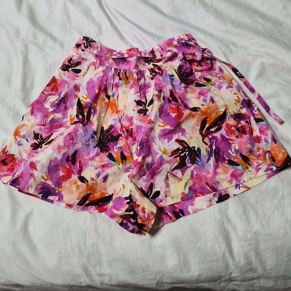 Floral Pink and Purple Skirt